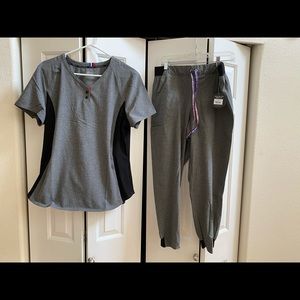 Scrub set. Katie Duke jogger.